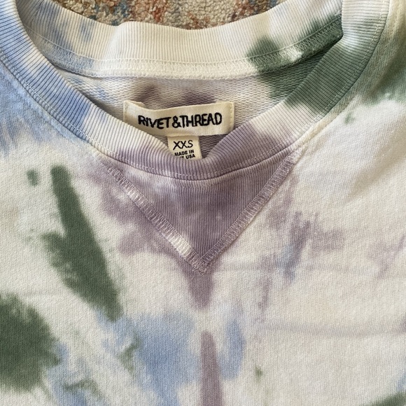 NWOT Madewell Rivet & Thread Oversized Sweatshirt - Picture 5 of 6